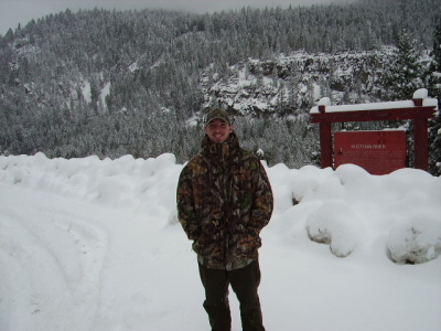 freezing on a hunting trip